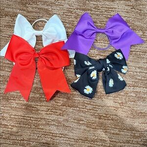 Set of Colorful Hair Bows